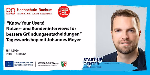 \u201eKnow Your Users !  Nutzer- und Kundeninterviews. "