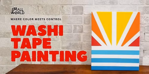 Washi Tape Painting