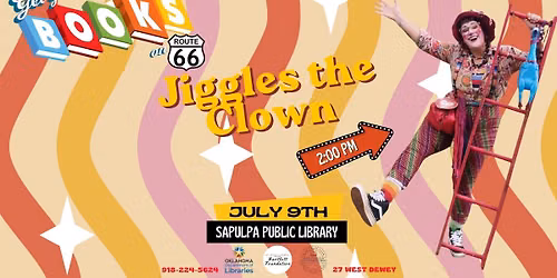 Jiggles the Clown - SRP @ the Sapulpa Public Library