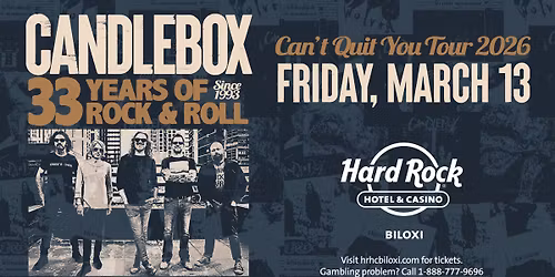 Candlebox - Can't Quit You Tour