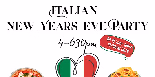 Family New Years Party Italian Style