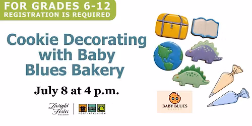 Cookie Decorating with Baby Blues Bakery for Teens (Registration Required)