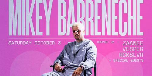 UTOPIA x REUNITE = MALFUNKTION - Saturday\nMIKEY BARRENCHE\nRCKSLVR\nZAANE\nVESPER\n+SPECIAL GUESTS