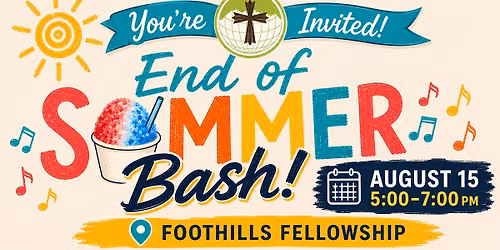Neighborhood Party - End of Summer Bash