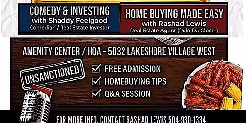 Real Estate Comedy & Crawfish