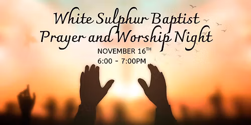Prayer and Worship Night 