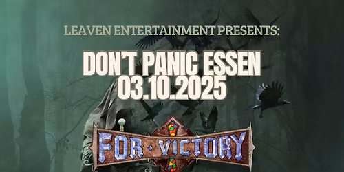 FOR VICTORY + GRINDPAD + CATBREATH presented by LEAVEN ENTERTAINMENT