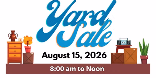 Yard, Book and Bake Sale