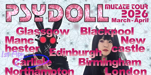 PSYDOLL back to Carlisle ! + Support