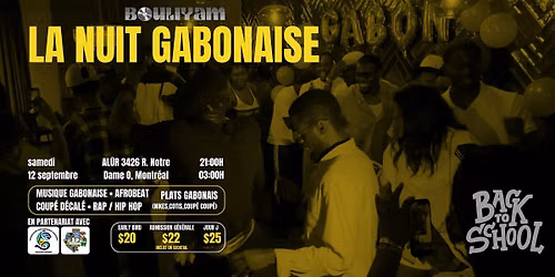 LA NUIT GABONAISE (Back to School) - Montr\u00e9al