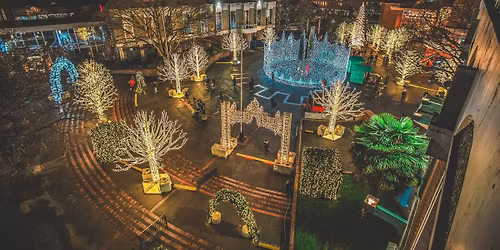 SILENT DISCO Winter Wonderland Dance Parties at LIGHTS of WONDER-- all ages, 3 channels of music