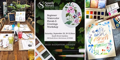 Watercolor Florals & Greetings Workshop