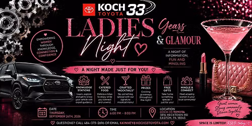 "Gears and Glamour"- A Ladies Night Out.