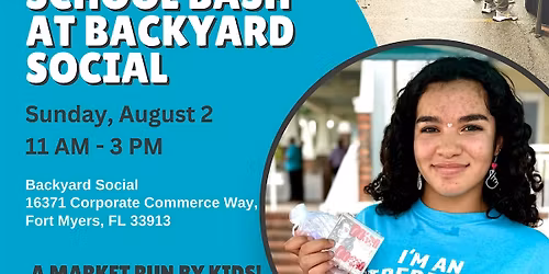 Kids Markets at Back To School Bash