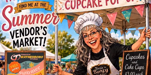 Pop-Up Vendor at the Summer Vendor Market
