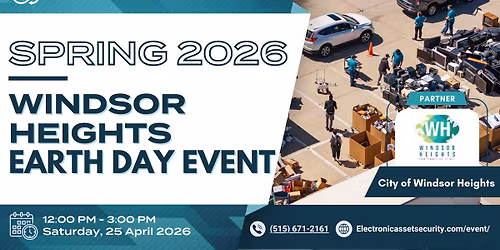 Spring 2026 Windsor Heights Earth Day Event