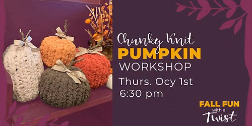 Chunky Knit Pumpkins