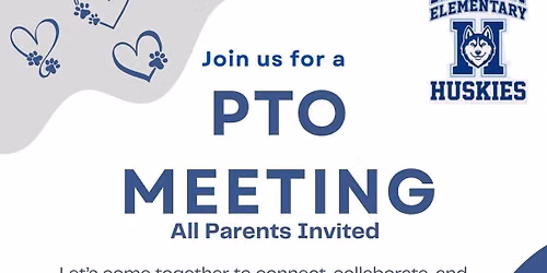 October Huron Elementary PTO Meeting