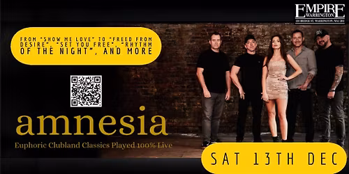 Amnesia - Oldskool party - Tribute to 90s dance, rave and club classics