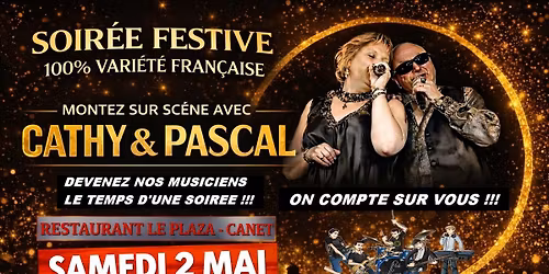 \ud83c\udf89 SOIR\u00c9E CONCERT AU PLAZA \u2013 CANET \ud83c\udf89