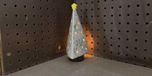 Pottery with  P\u00e5r\u00e5disu - Glaze Your Own Christmas Tree Luminary @ 6&20