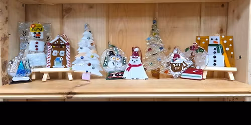 SOLD OUT! Fused Glass Ornament Workshop with Spirited Art 12\/13 @5:30pm