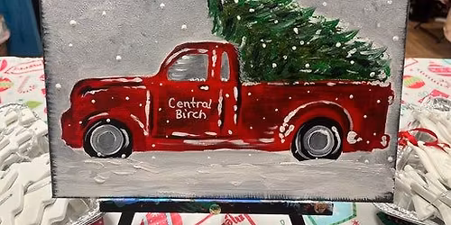 Vintage "Tree & Truck" Canvas Paint Night $36.50pp