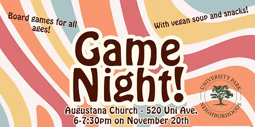 Game Night & Soup Dinner