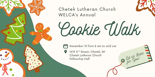Cookie Walk at Chetek Lutheran Church