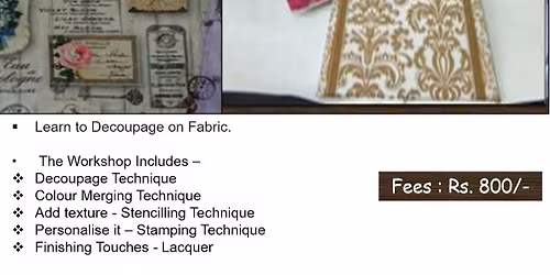Fabric Decoupage Workshop