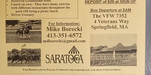 Saratoga Bus Trip