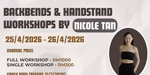 Backbends &Handstand workshop