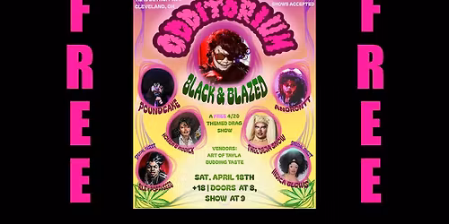 Marquis Gaylord's Odditorium: Black & Blazed @ No Class