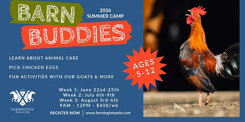 Barn Buddies Summer Camp Week 2