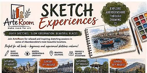 ArteRoom Sketch Experiences | Duthie Park in Aberdeen city