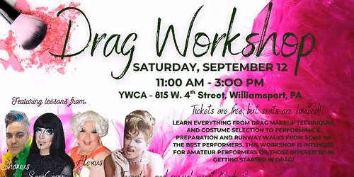 Drag Workshop with West Branch Pride! 