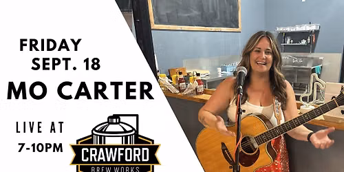 Mo Carter Live at Crawford Brew Works