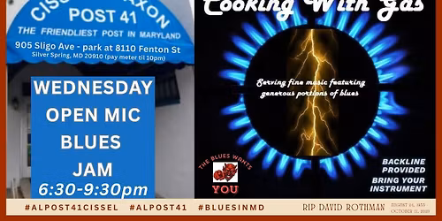 Wednesday Weekly Blues Jam 5\/27\/2026
