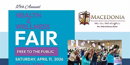 Macedonia's 18th Annual Health & Wellness Fair