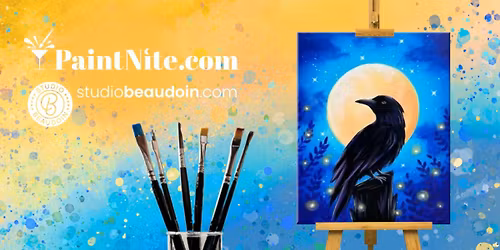 Paint Nite: Moonlight Raven