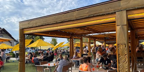 Bockenplautz Door County Tour XIV: Stabbur Beer Garden at Al Johnson's