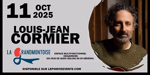 Louis-Jean Cormier à La Grandmontoise de Saint-Gédéon