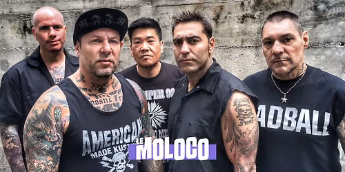 AGNOSTIC FRONT + WISDOM IN CHAINS + RAW BRIGADE \u2022 Le Moloco