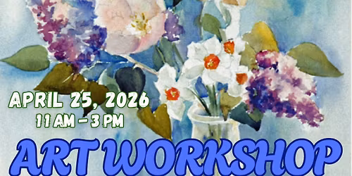 FULL ---Drawing & Painting Spring Flowers with Ren\u00e9e Emanuel (Fundraiser)