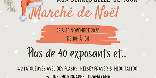 Première édition du Marché de Noël 🎄 aux Serre Belle-de-Jour