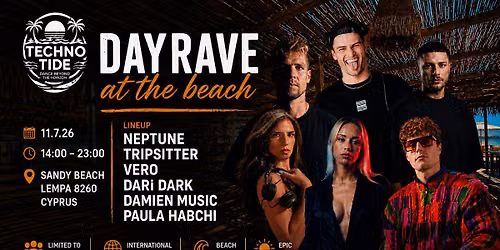 TechnoTide @ the Beach \u2013 DAYRAVE \ud83c\udf34\u2600\ufe0f