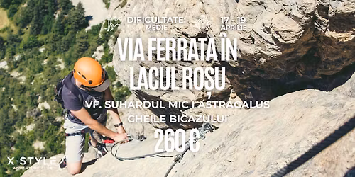 Via Ferrata \u00een Lacul Ro\u0219u!