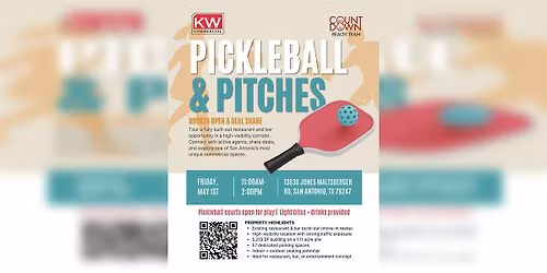 Pickleball & Pitches: Broker Open + Deal Share