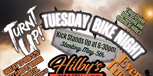 Hilby's Tuesday's Bike Night