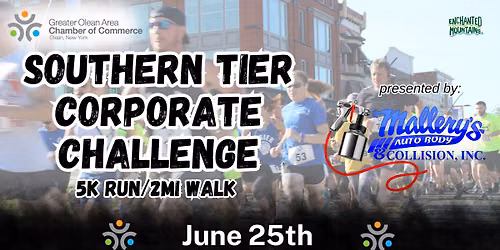 Southern Tier Corporate Challenge 5k Run\/2mi Walk, Presented by Mallery's Auto Body & Collision